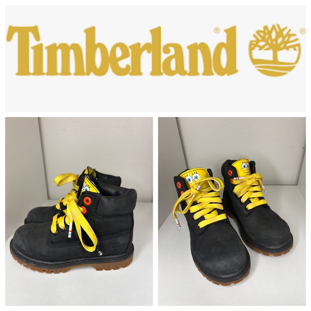 Timberland x ‎ Spongebob Square Pants Limited Edition Boot Toddlers 11